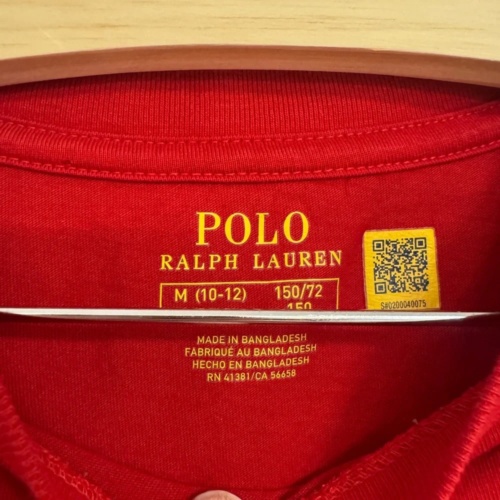 Polo Ralph Lauren Red Crewneck long sleeve top